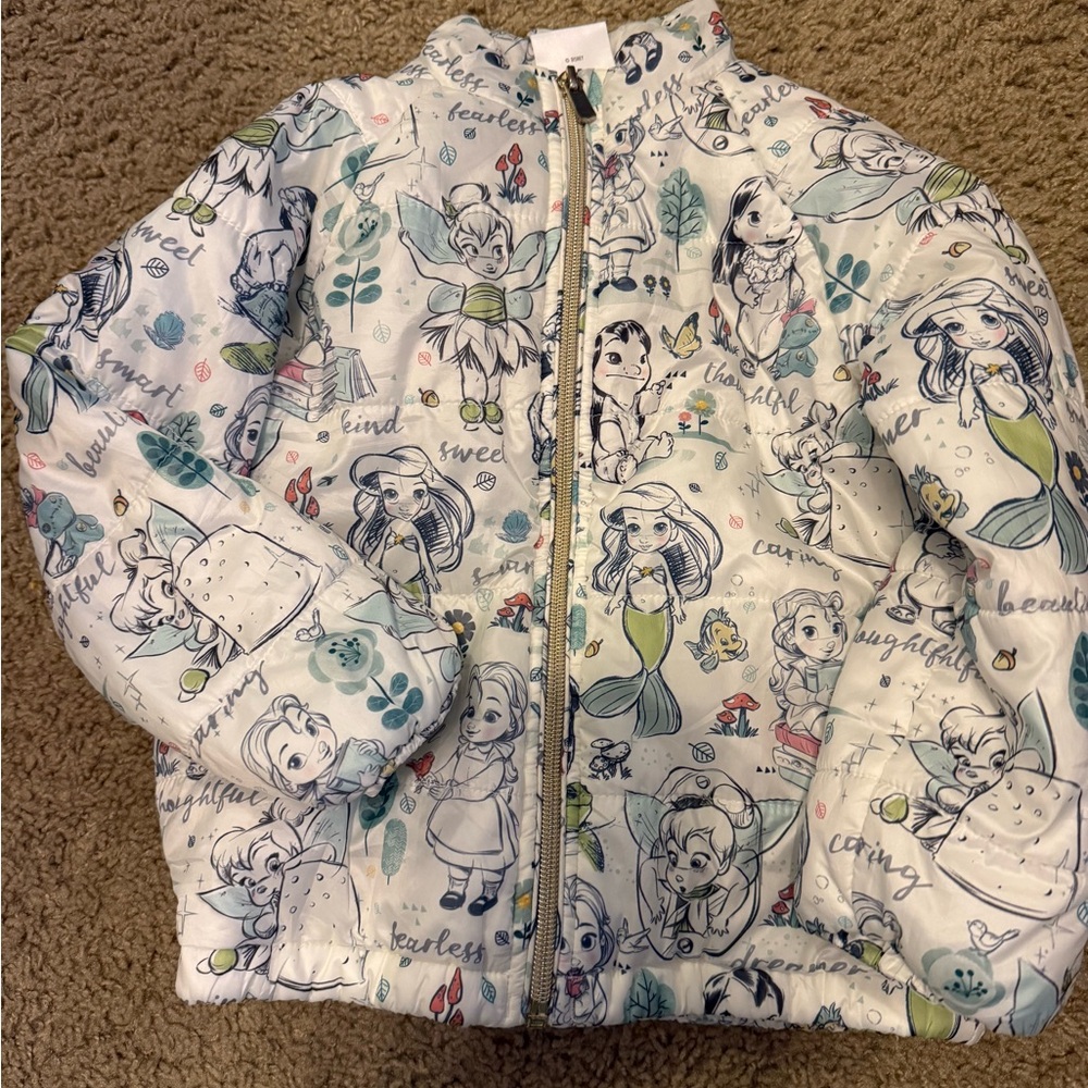 Disney Animator’s toddler puffer jacket size 3T